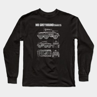 M8 GREYHOUND ARMORED CAR Long Sleeve T-Shirt